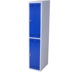 Clothing cabinet, blue/grey 2 doors, 1920x350x550