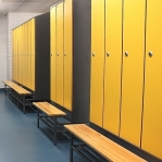 Locker with a bench, 1x300 1900x300x830