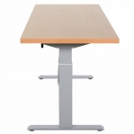El. Worktable with oil-tempered board 2000x800mm/300 kg,