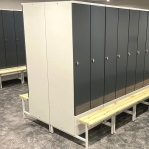 Locker with a bench, 4x300 1900x1200x830