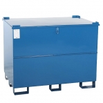 Tööriistade hoiukonteiner 1200x800x950  luugiga 1200x400 mm
