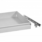 Telescopic drawer 840x420x80 mm for 71020/71025 Gray