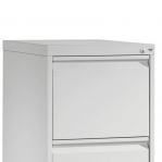 C2000 Acurado filing cabinet, 3 drawers, 1045x433x590mm, RAL7035