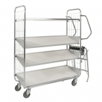 Flexibel shelf trolley 4 shelves, 815 x 470 x 1590, 250kg