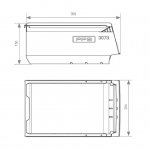 Ottolaatikko PPS 350x206x150mm