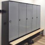 Locker 3x400, 1900x1200x545, short door, sep. wall