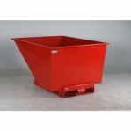 Tipping container 900L red