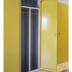 Locker 2x400, 1900x800x545, short door, sep. wall