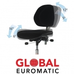Töötool Comfort polüuretaan, kõrgus 630-890 mm