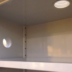 Chemical cabinet with 4 shelves 1900x1000x545