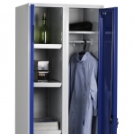 Storage Cabinet with 4 shelves and hanging rod 1900x800x545