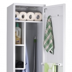 Cleaning cupboard 1900x400x535 RAL 7035