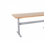 El. Worktable with steel board 2000x800mm/300 kg,