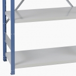 Starter bay 2100x1000x300 200kg/shelf,5 shelves, blue/light gray