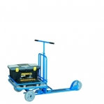 Platform scooter, blue 690x585mm, 150kg