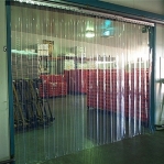 PVC curtain Standard 4x400mm/meter