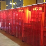 Welding curtain red 2x300mm/meter