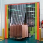 PVC curtain Relief 3x300mm/meter