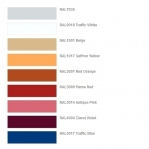 Siivouskaappi 1:lla ovella 1900x400x415 RAL 7035