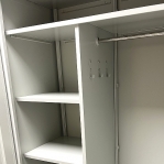 Steel Wardrobe 1900x900x500 RAL 7035 with feet 115 mm CLICK