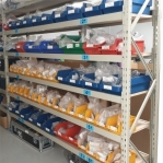 Starter bay 3500x1800x800 480kg/level,5 levels with chipboard MAXI