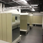 Locker with a bench 2x400, 1900x800x830