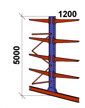 Add On bay 5000x1500x2x1200,5 levels