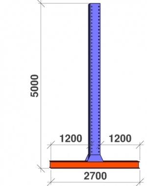 T-post 5000x2x1200 HEAVY