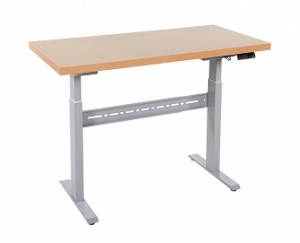 El. Worktable with oil-tempered board 1600x800mm/300 kg,