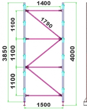 Back Bracing H4000*W1500