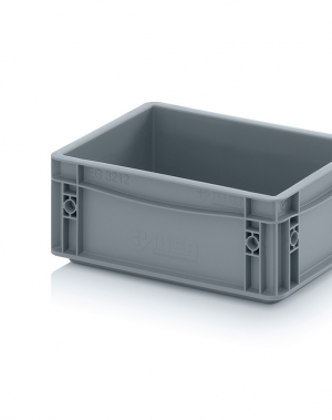 EURO CONTAINER SOLID 30x20x12 cm. Grey
