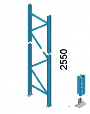 Frame H2500*D1050, 90*70*2