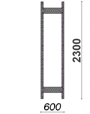 KÜLGRAAM 2300X600 KASTEN ZN kasutatud