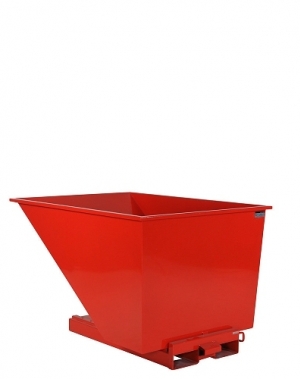 Tipping container 1100L red