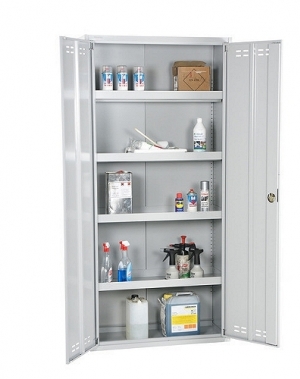 Chemical cabinet 1950x920x420 collapsible grey