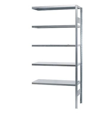 Extension bay 2100x1000x400 150kg/shelf,5 shelves used