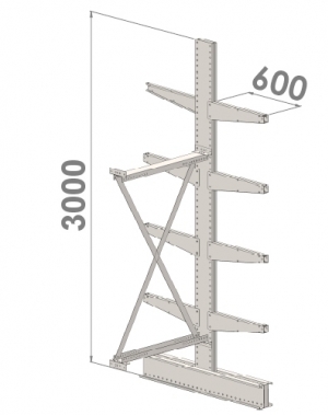 Add On bay 3000x1500x2x600,5 levels