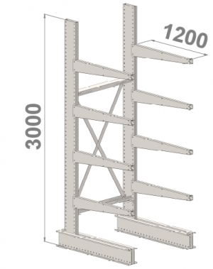 Starter bay 3000x1500x1200,5 levels