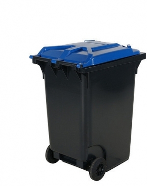 Refuse bin 360L, blue lid