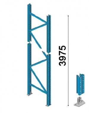 Frame H4000*D1050mm 90*70*2