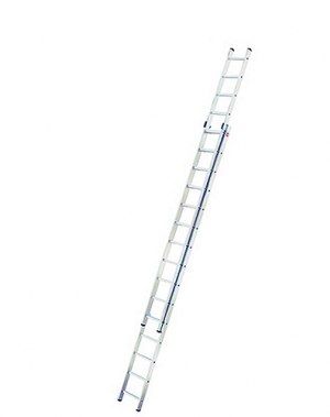 2-section extending ladder Prof 8,43m, 2x15 steps