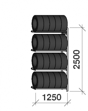 Add On bay 2500x1250x500,4 levels