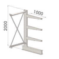 Add On bay 2000x1000x1000,4 levels