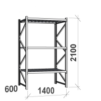 Maxi starter bay 2100x1400x600 600kg/level,3 levels with steel decks