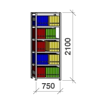 Starter bay 2100x750x300 200kg/shelf,6 shelves