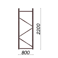 Side frame 2200x800 mm UNIVERSAL