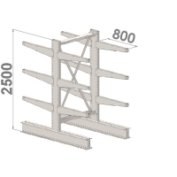 Starter bay 2500x1000x2x800,4 levels