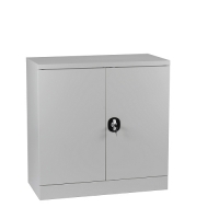 Half-Height Cupboard,2 shelves 900x900x450 grey