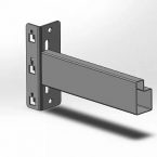 Beam L=2400 mm 60x40x1,5 step longspan 300 kg