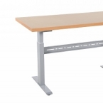 El. Worktable with oil-tempered board 1600x800mm/300 kg,